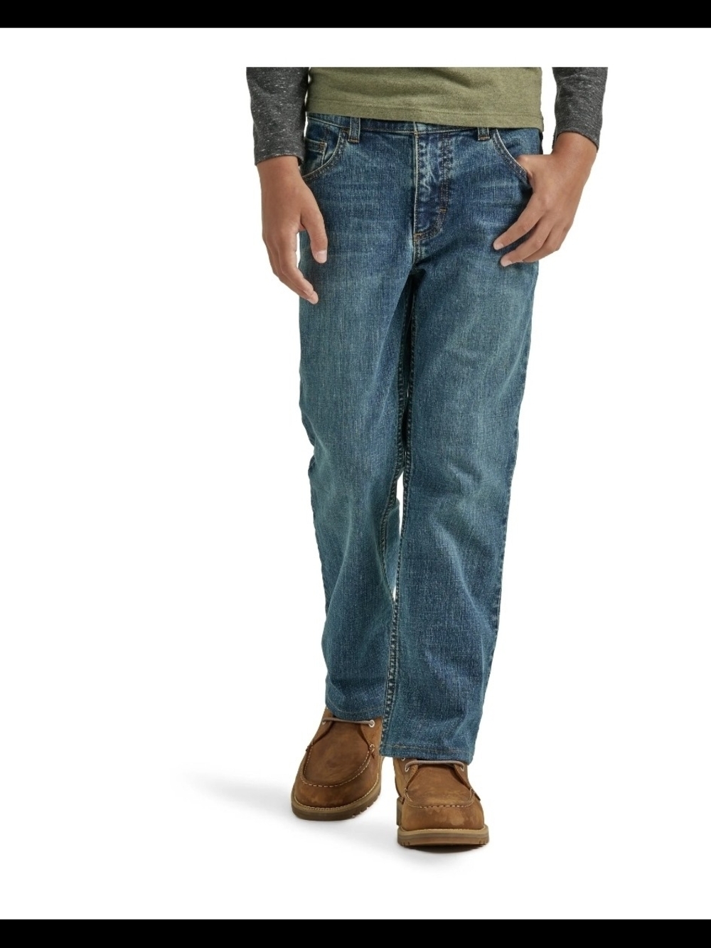 Boy's Wrangler® Five Star Classic Stretch Bootcut Jean Size Husky 16